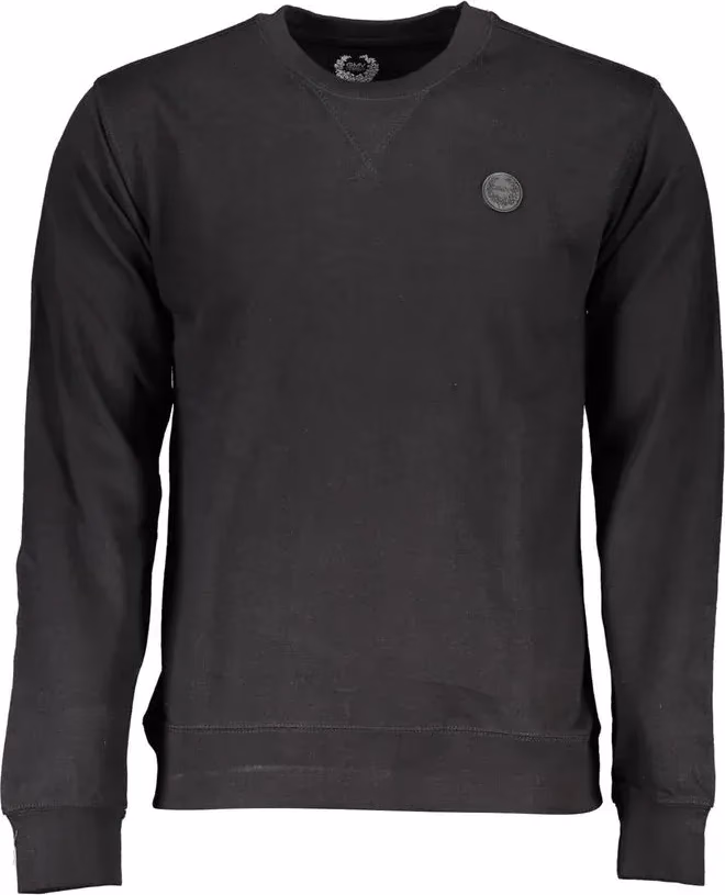 Gianmarco Venturi Black Cotton Men Sweatshirt