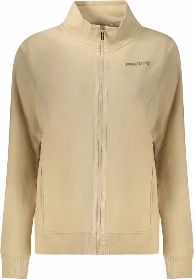 Freddy Beige Cotton Women Sweatshirt