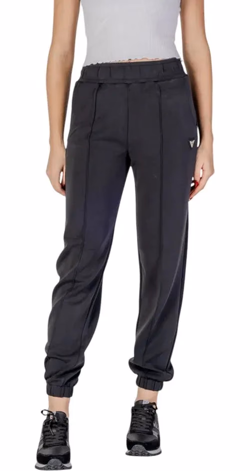 Guess Active Black Polyester Joggers (Workout Pants)