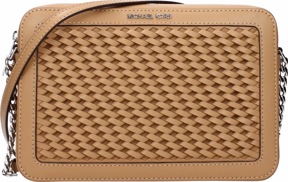 Michael Kors Brown Leather Crossbody Bag