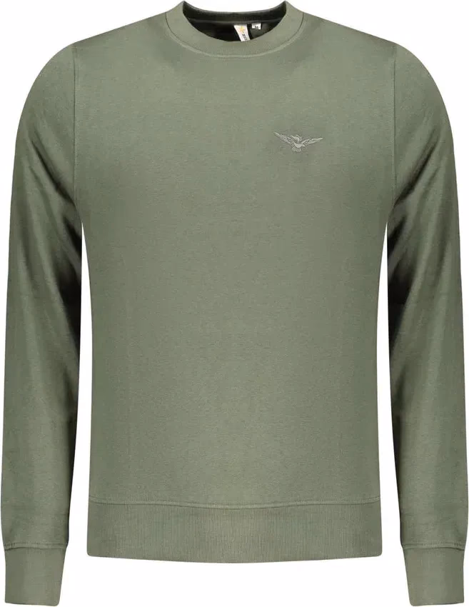 Accademia Militare Verde Cotton Men Sweatshirt