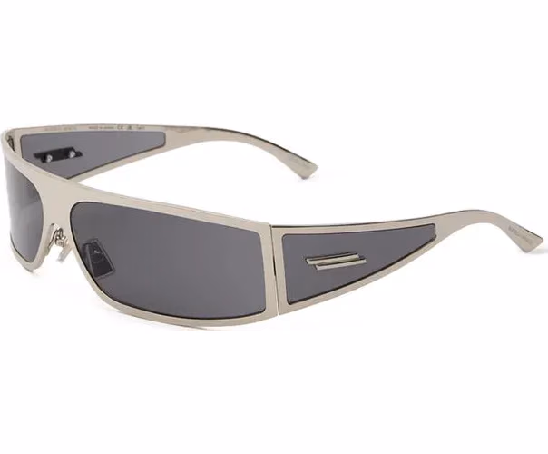Bottega Veneta Gray Metal Sunglasses
