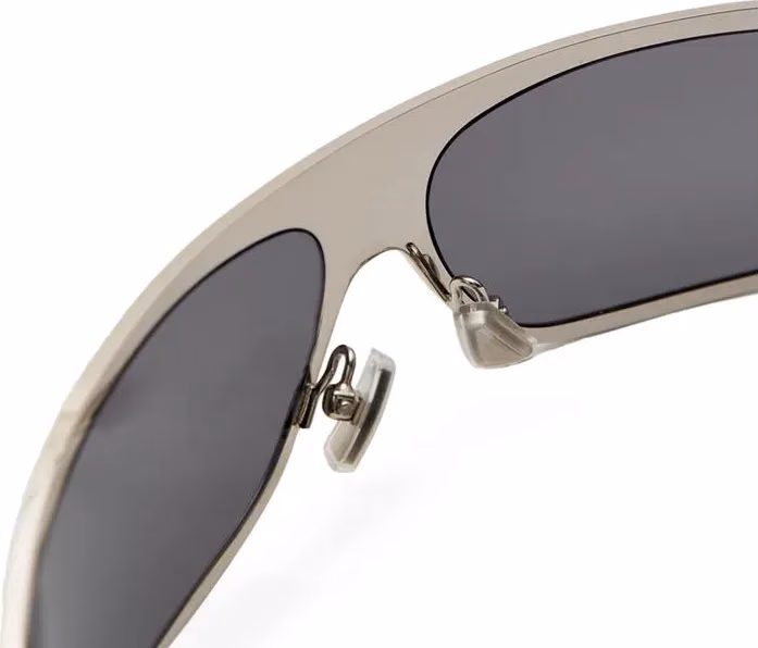 Bottega Veneta Gray Metal Sunglasses