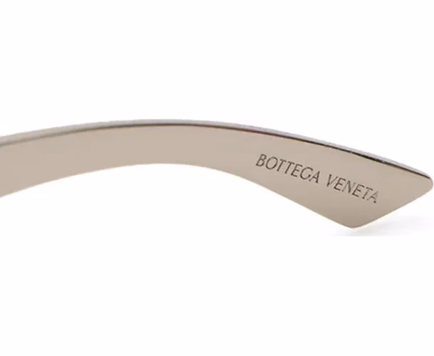 Bottega Veneta Gray Metal Sunglasses