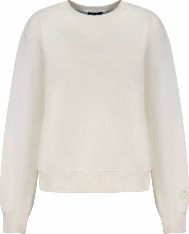North Sails Bianco Cotton Women Sweatshirt
