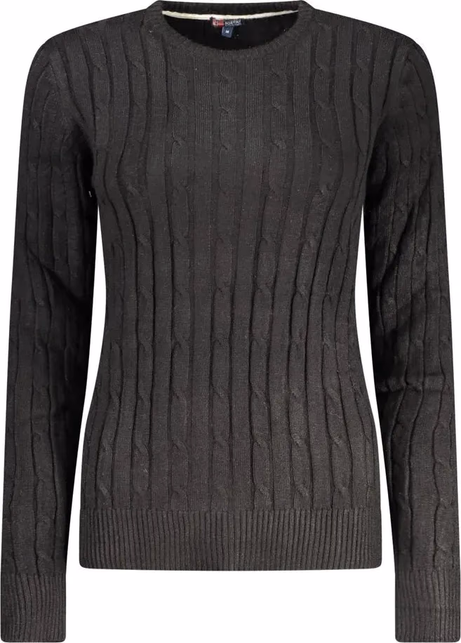 Norway 1963 Black Viscose Women's Sweater