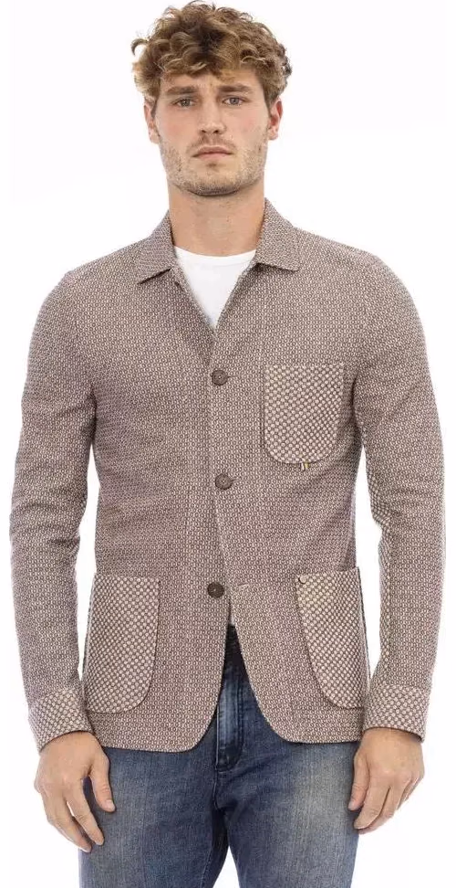 Distretto12 Beige Cotton Blazer