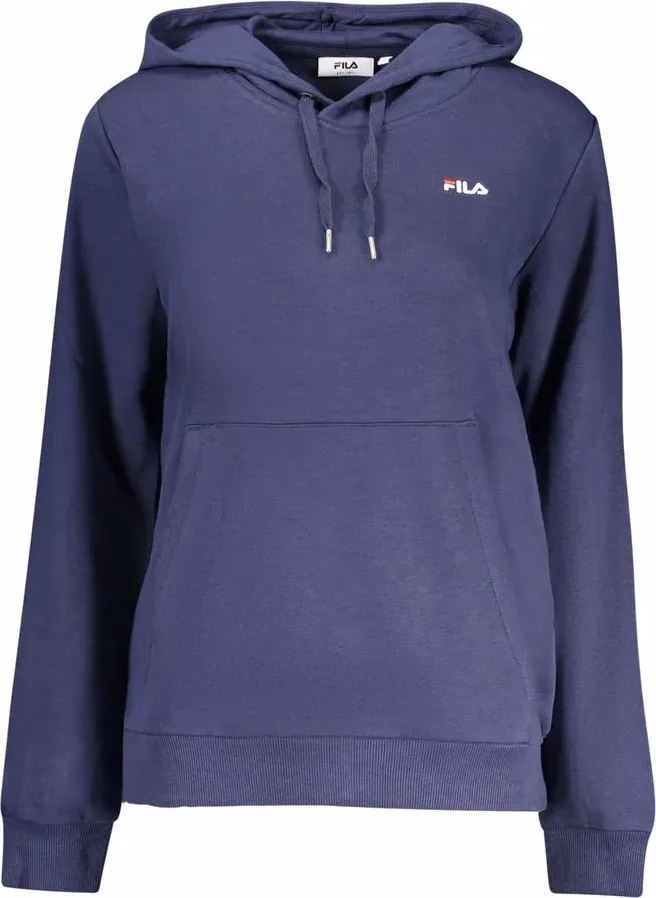Fila Blue Organic Cotton Womens Hoodie
