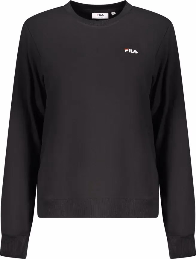 Fila Black Cotton Women Sweatshirt